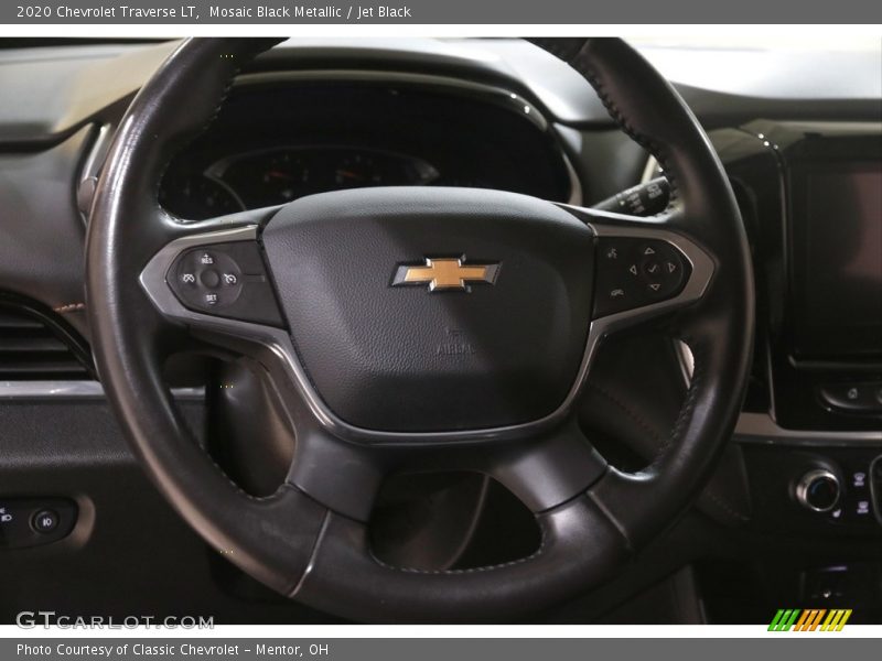 Mosaic Black Metallic / Jet Black 2020 Chevrolet Traverse LT