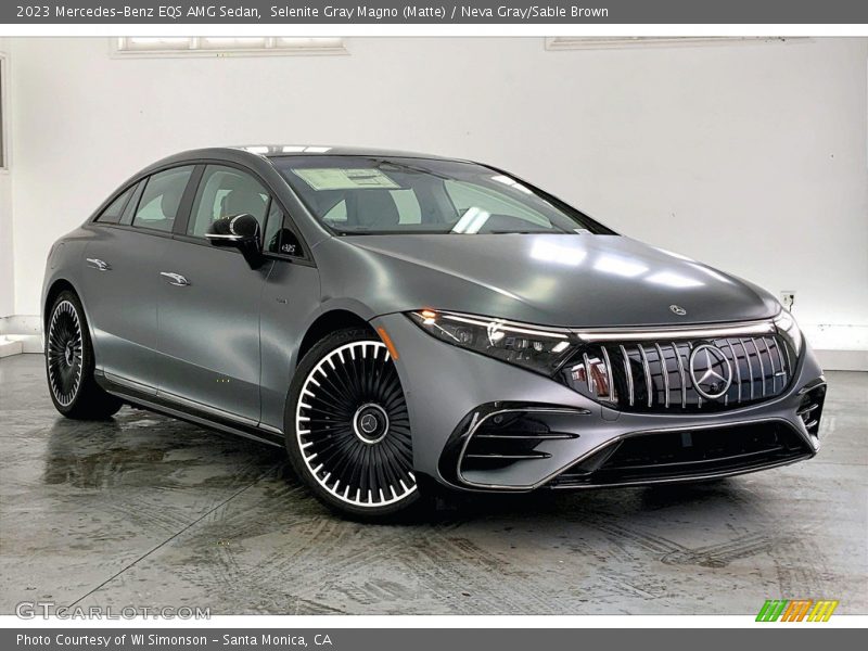 Front 3/4 View of 2023 EQS AMG Sedan