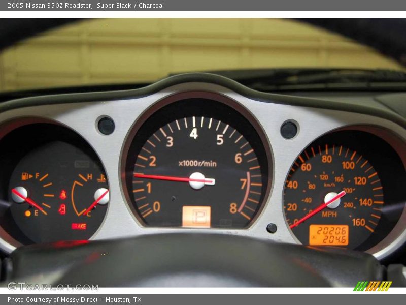 Super Black / Charcoal 2005 Nissan 350Z Roadster