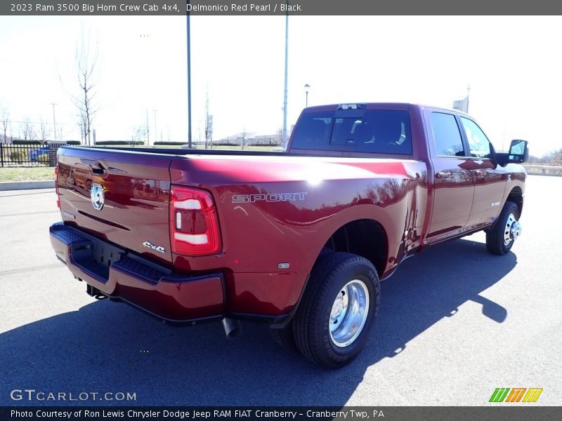 Delmonico Red Pearl / Black 2023 Ram 3500 Big Horn Crew Cab 4x4