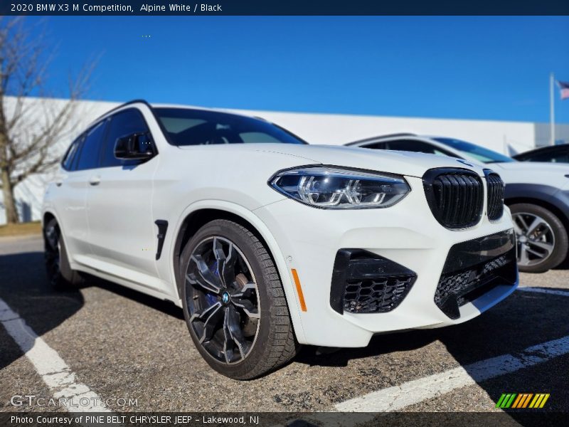 Alpine White / Black 2020 BMW X3 M Competition
