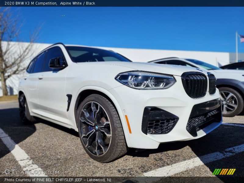 Alpine White / Black 2020 BMW X3 M Competition