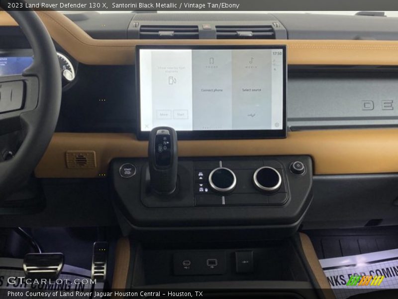 Santorini Black Metallic / Vintage Tan/Ebony 2023 Land Rover Defender 130 X