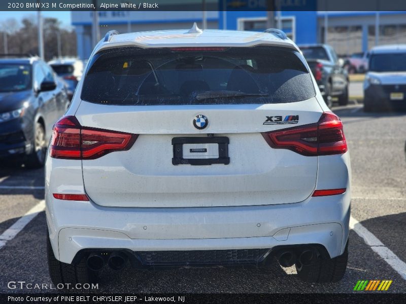 Alpine White / Black 2020 BMW X3 M Competition