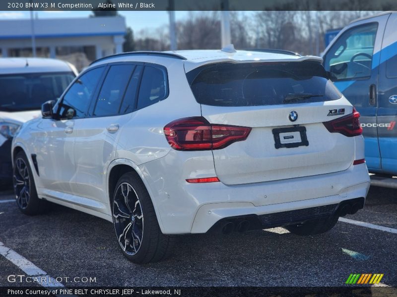 Alpine White / Black 2020 BMW X3 M Competition