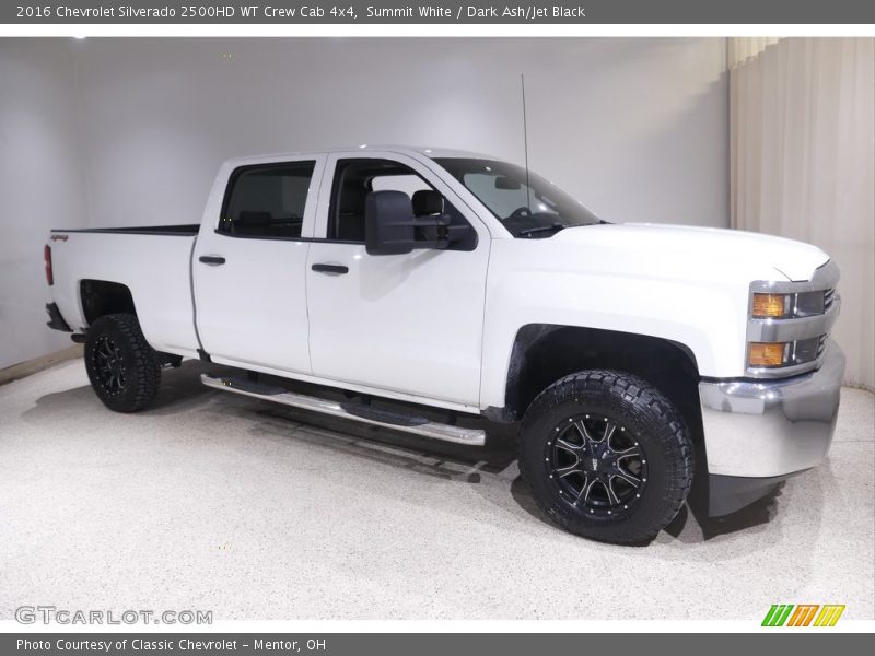 Summit White / Dark Ash/Jet Black 2016 Chevrolet Silverado 2500HD WT Crew Cab 4x4