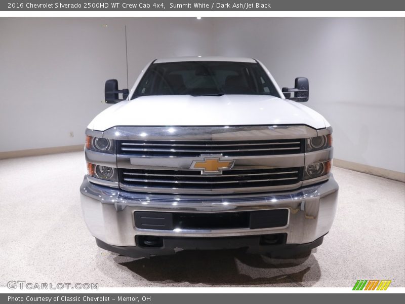 Summit White / Dark Ash/Jet Black 2016 Chevrolet Silverado 2500HD WT Crew Cab 4x4