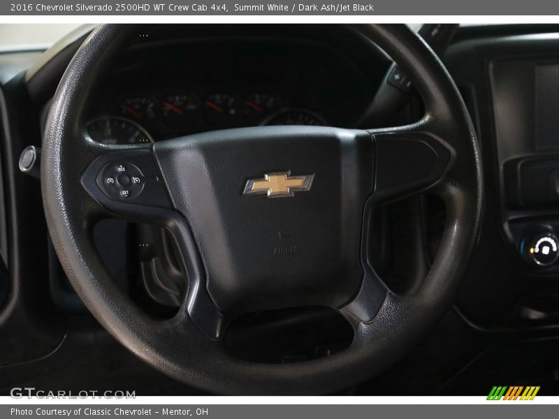 Summit White / Dark Ash/Jet Black 2016 Chevrolet Silverado 2500HD WT Crew Cab 4x4