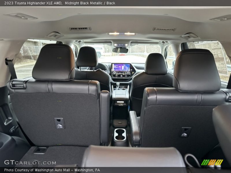 Midnight Black Metallic / Black 2023 Toyota Highlander XLE AWD