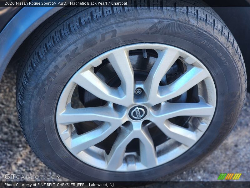 Magnetic Black Pearl / Charcoal 2020 Nissan Rogue Sport SV AWD