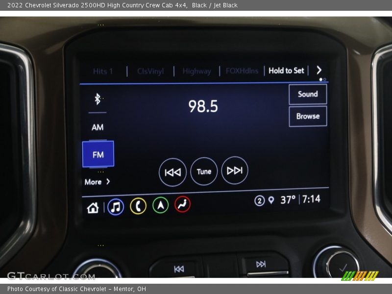 Audio System of 2022 Silverado 2500HD High Country Crew Cab 4x4