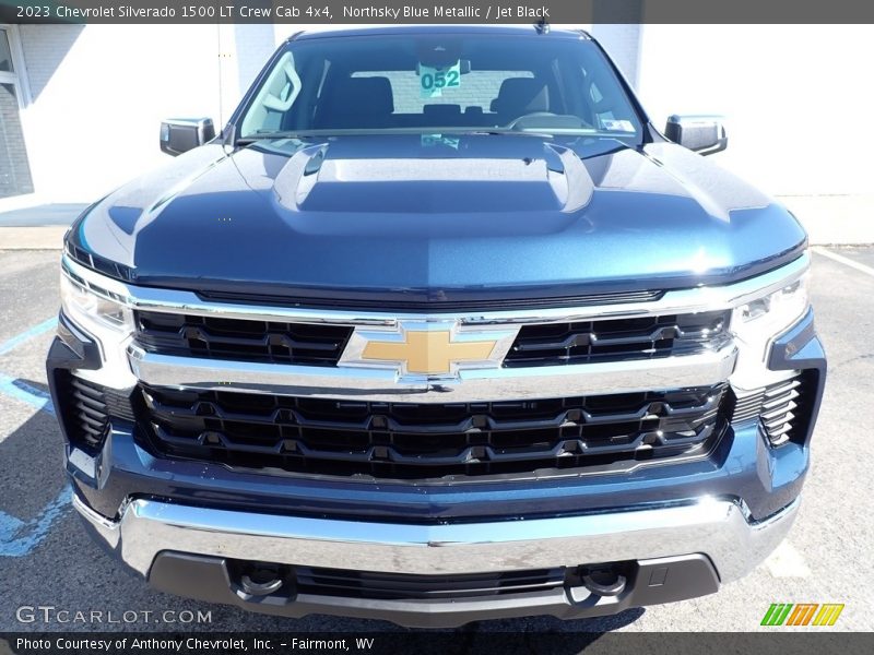 Northsky Blue Metallic / Jet Black 2023 Chevrolet Silverado 1500 LT Crew Cab 4x4