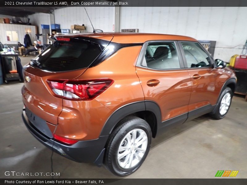 Dark Copper Metallic / Jet Black 2021 Chevrolet TrailBlazer LS AWD