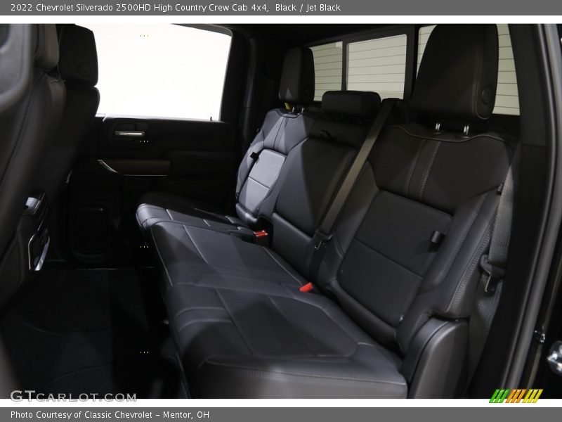 Rear Seat of 2022 Silverado 2500HD High Country Crew Cab 4x4