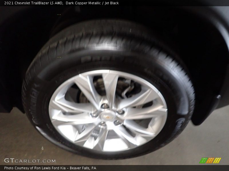 Dark Copper Metallic / Jet Black 2021 Chevrolet TrailBlazer LS AWD