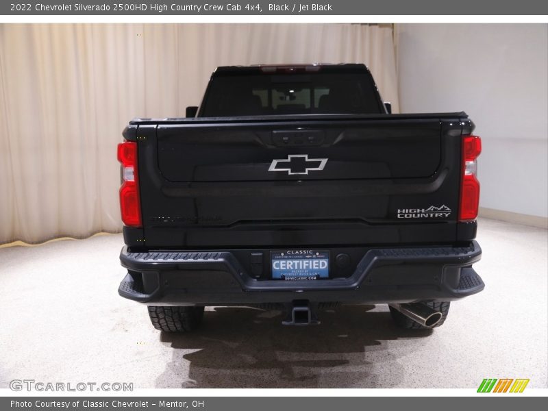 Black / Jet Black 2022 Chevrolet Silverado 2500HD High Country Crew Cab 4x4