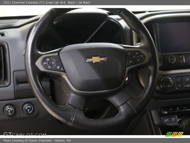 Black / Jet Black 2021 Chevrolet Colorado Z71 Crew Cab 4x4