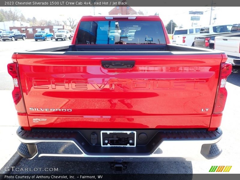 Red Hot / Jet Black 2023 Chevrolet Silverado 1500 LT Crew Cab 4x4