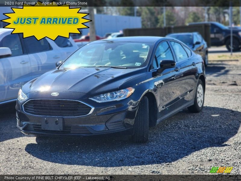 Agate Black / Ebony Stone 2020 Ford Fusion S