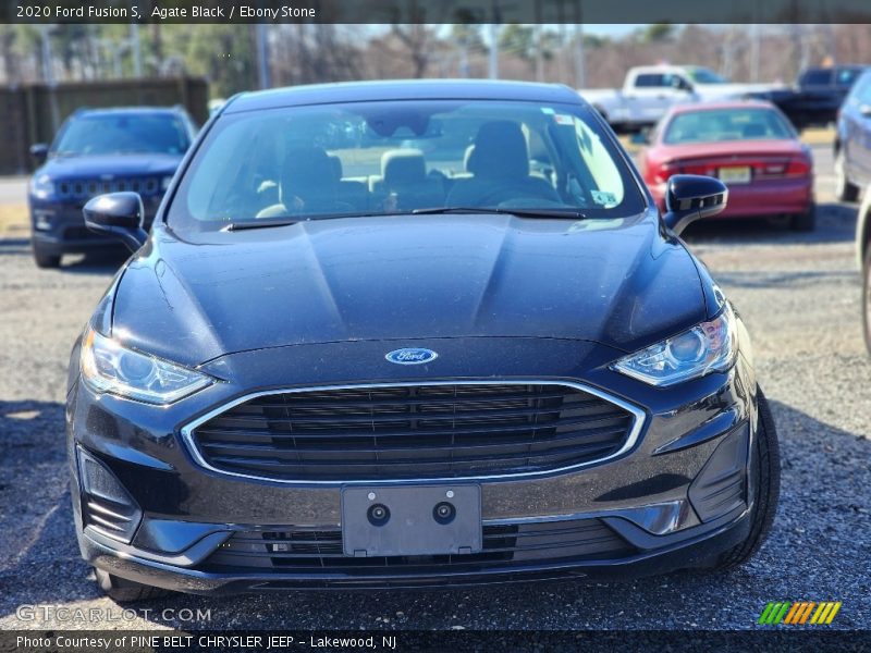 Agate Black / Ebony Stone 2020 Ford Fusion S