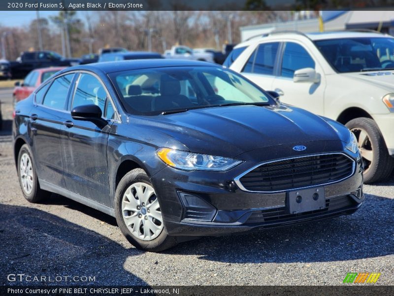 Agate Black / Ebony Stone 2020 Ford Fusion S