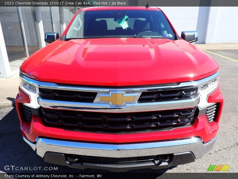 Red Hot / Jet Black 2023 Chevrolet Silverado 1500 LT Crew Cab 4x4