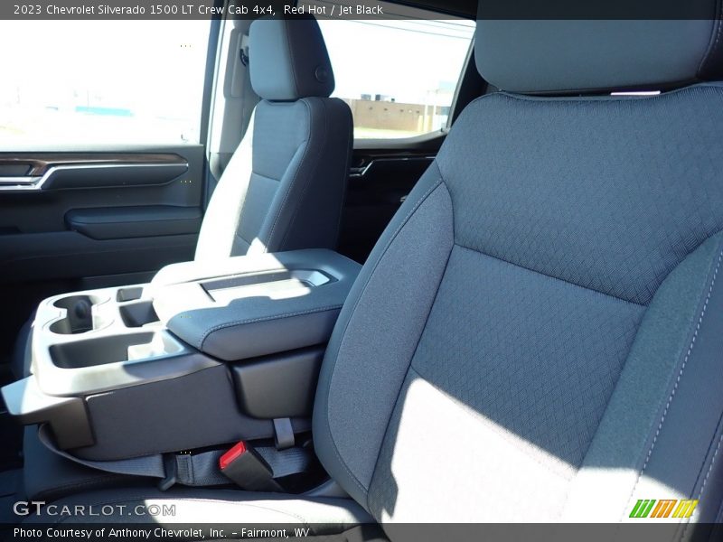 Red Hot / Jet Black 2023 Chevrolet Silverado 1500 LT Crew Cab 4x4