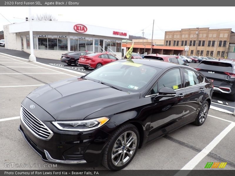 Agate Black / Ebony 2020 Ford Fusion SEL