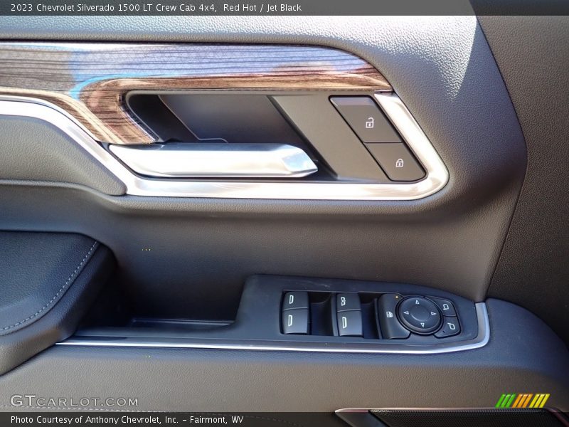 Red Hot / Jet Black 2023 Chevrolet Silverado 1500 LT Crew Cab 4x4