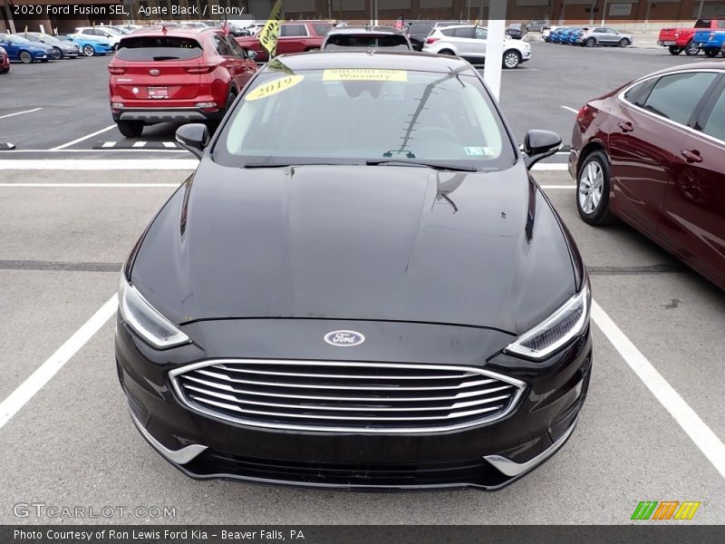 Agate Black / Ebony 2020 Ford Fusion SEL