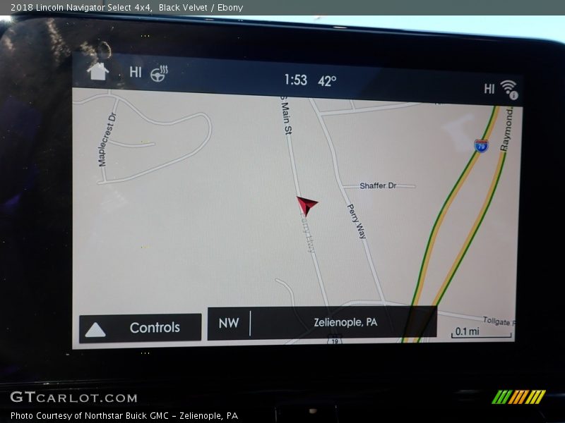 Navigation of 2018 Navigator Select 4x4