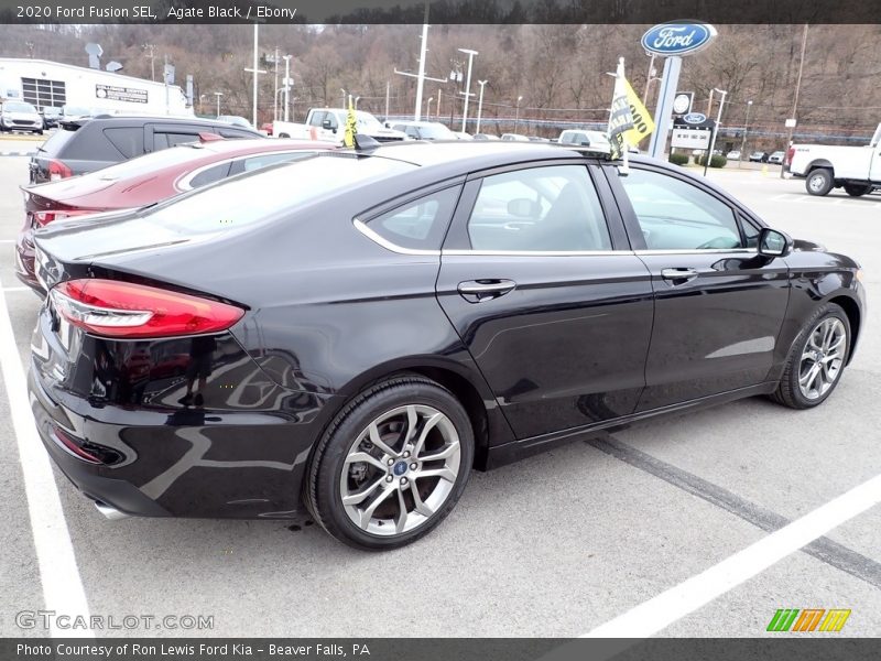 Agate Black / Ebony 2020 Ford Fusion SEL