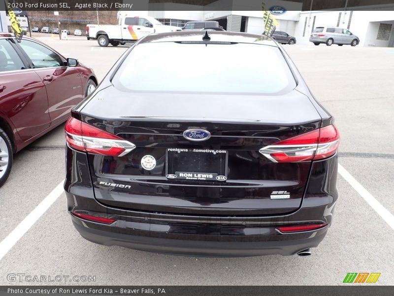 Agate Black / Ebony 2020 Ford Fusion SEL