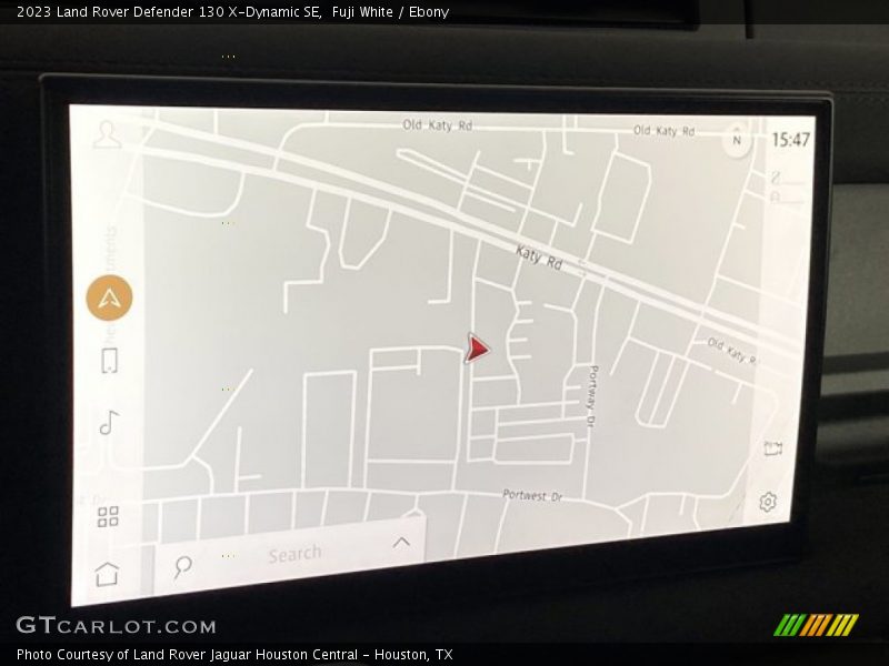 Navigation of 2023 Defender 130 X-Dynamic SE