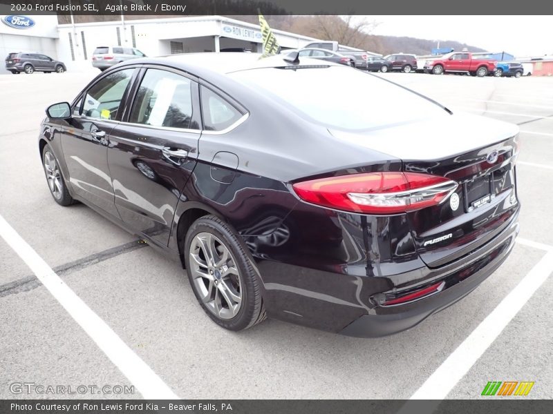 Agate Black / Ebony 2020 Ford Fusion SEL