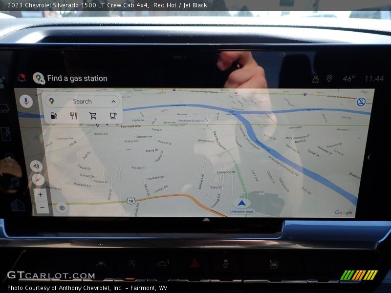 Red Hot / Jet Black 2023 Chevrolet Silverado 1500 LT Crew Cab 4x4