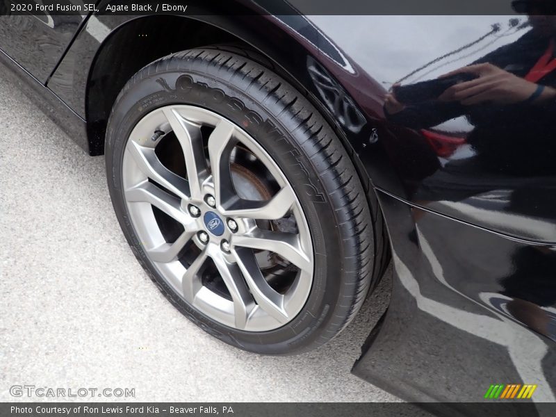 Agate Black / Ebony 2020 Ford Fusion SEL