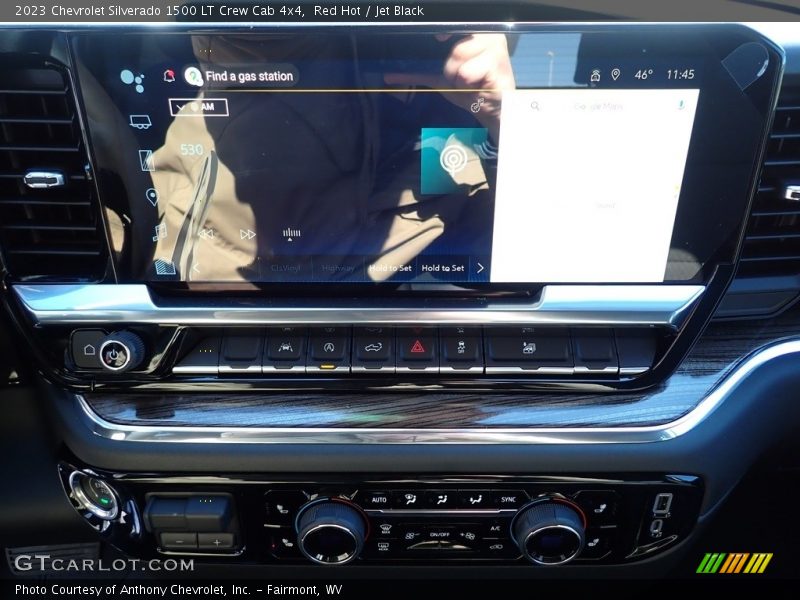 Red Hot / Jet Black 2023 Chevrolet Silverado 1500 LT Crew Cab 4x4