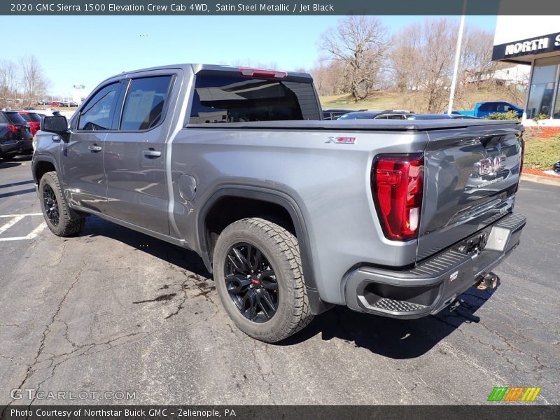 Satin Steel Metallic / Jet Black 2020 GMC Sierra 1500 Elevation Crew Cab 4WD