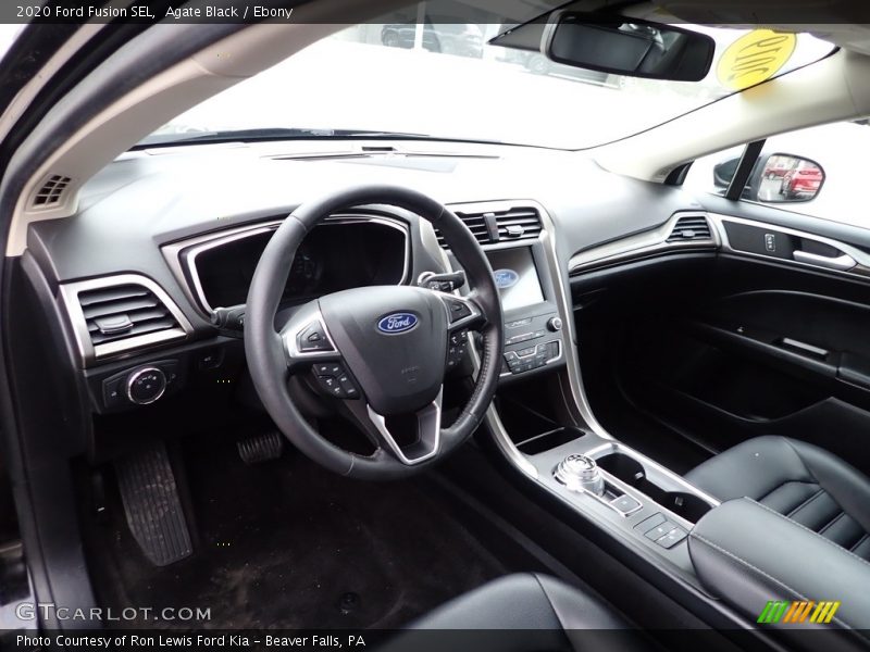 Agate Black / Ebony 2020 Ford Fusion SEL