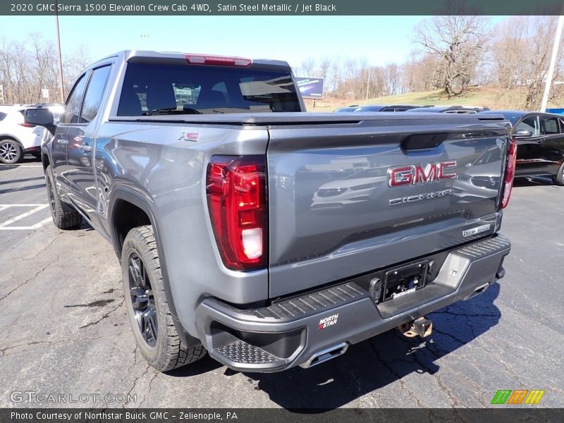 Satin Steel Metallic / Jet Black 2020 GMC Sierra 1500 Elevation Crew Cab 4WD