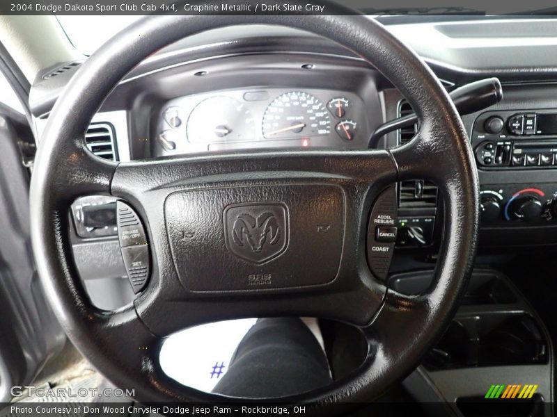 Graphite Metallic / Dark Slate Gray 2004 Dodge Dakota Sport Club Cab 4x4