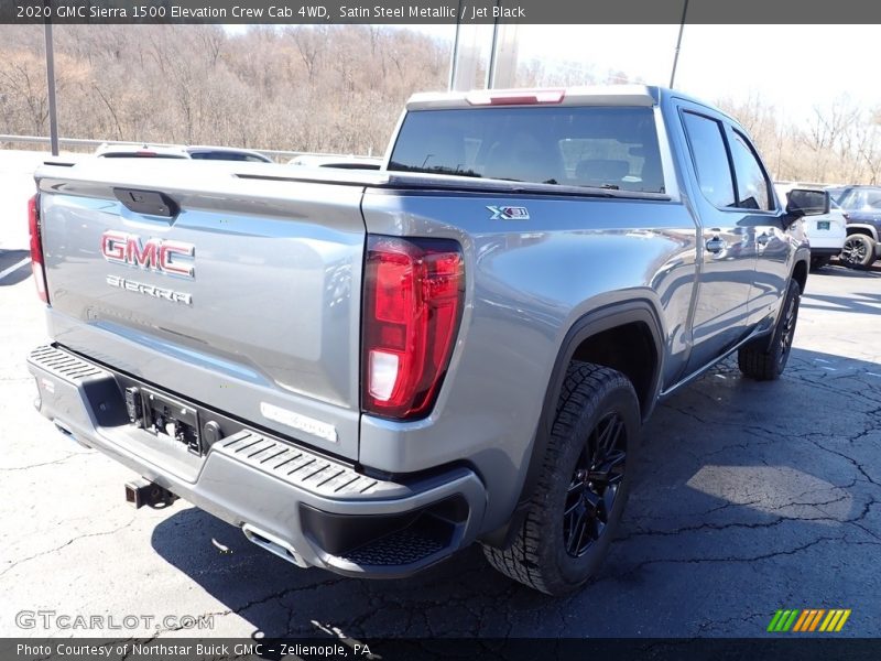 Satin Steel Metallic / Jet Black 2020 GMC Sierra 1500 Elevation Crew Cab 4WD
