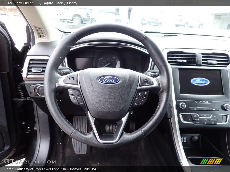 Agate Black / Ebony 2020 Ford Fusion SEL