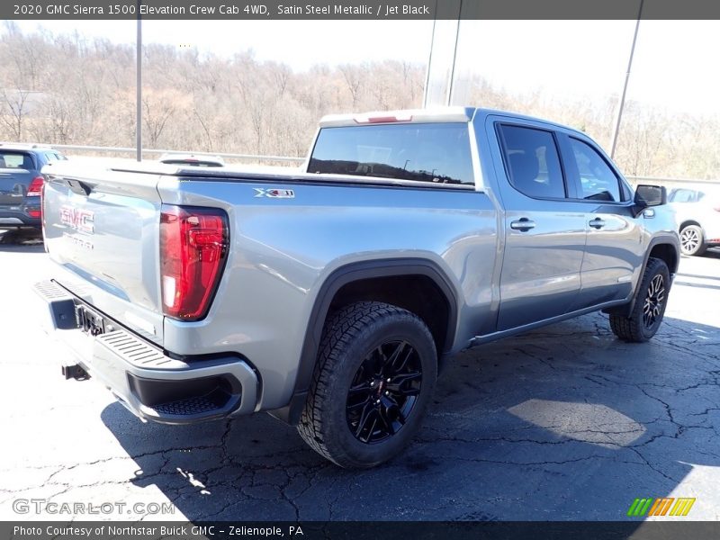 Satin Steel Metallic / Jet Black 2020 GMC Sierra 1500 Elevation Crew Cab 4WD
