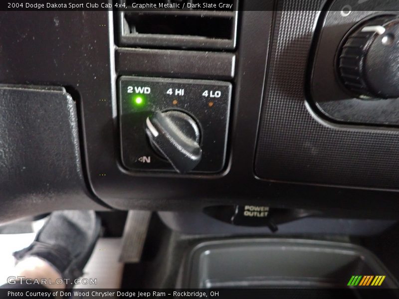 Graphite Metallic / Dark Slate Gray 2004 Dodge Dakota Sport Club Cab 4x4