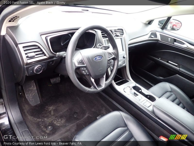 Agate Black / Ebony 2020 Ford Fusion SEL