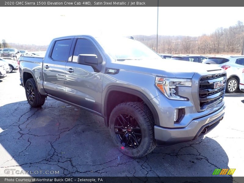 Front 3/4 View of 2020 Sierra 1500 Elevation Crew Cab 4WD