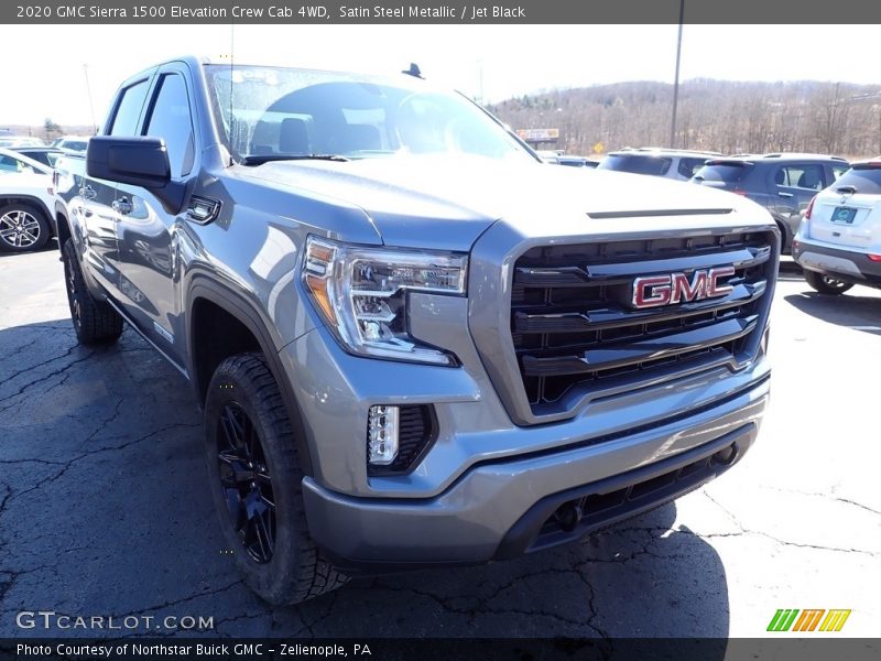Satin Steel Metallic / Jet Black 2020 GMC Sierra 1500 Elevation Crew Cab 4WD