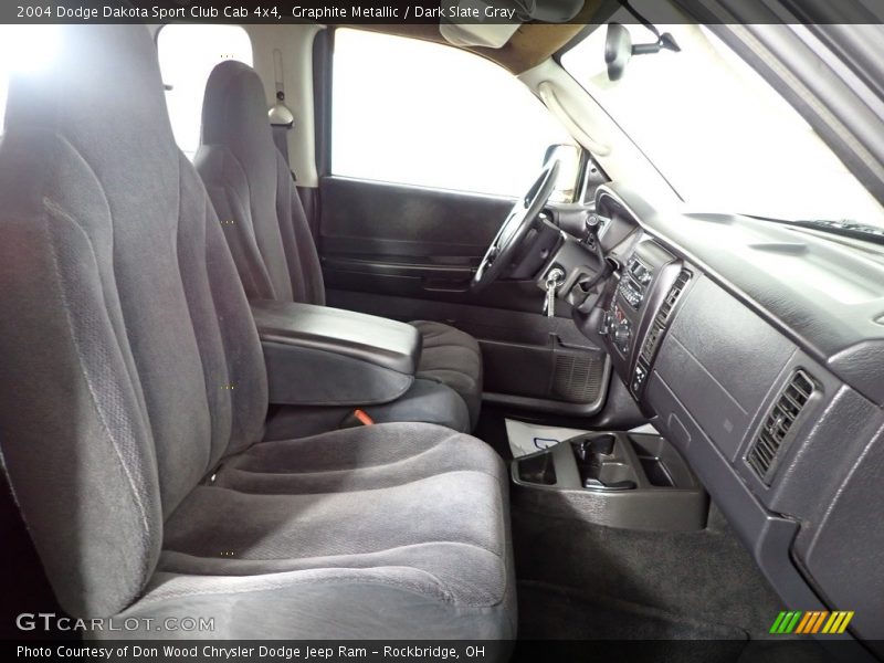 Graphite Metallic / Dark Slate Gray 2004 Dodge Dakota Sport Club Cab 4x4